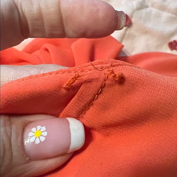 Alice + Olivia Jaelyn Braided Halter Maxi Dress Orange Medium Summer Tangerine - Picture 6 of 8